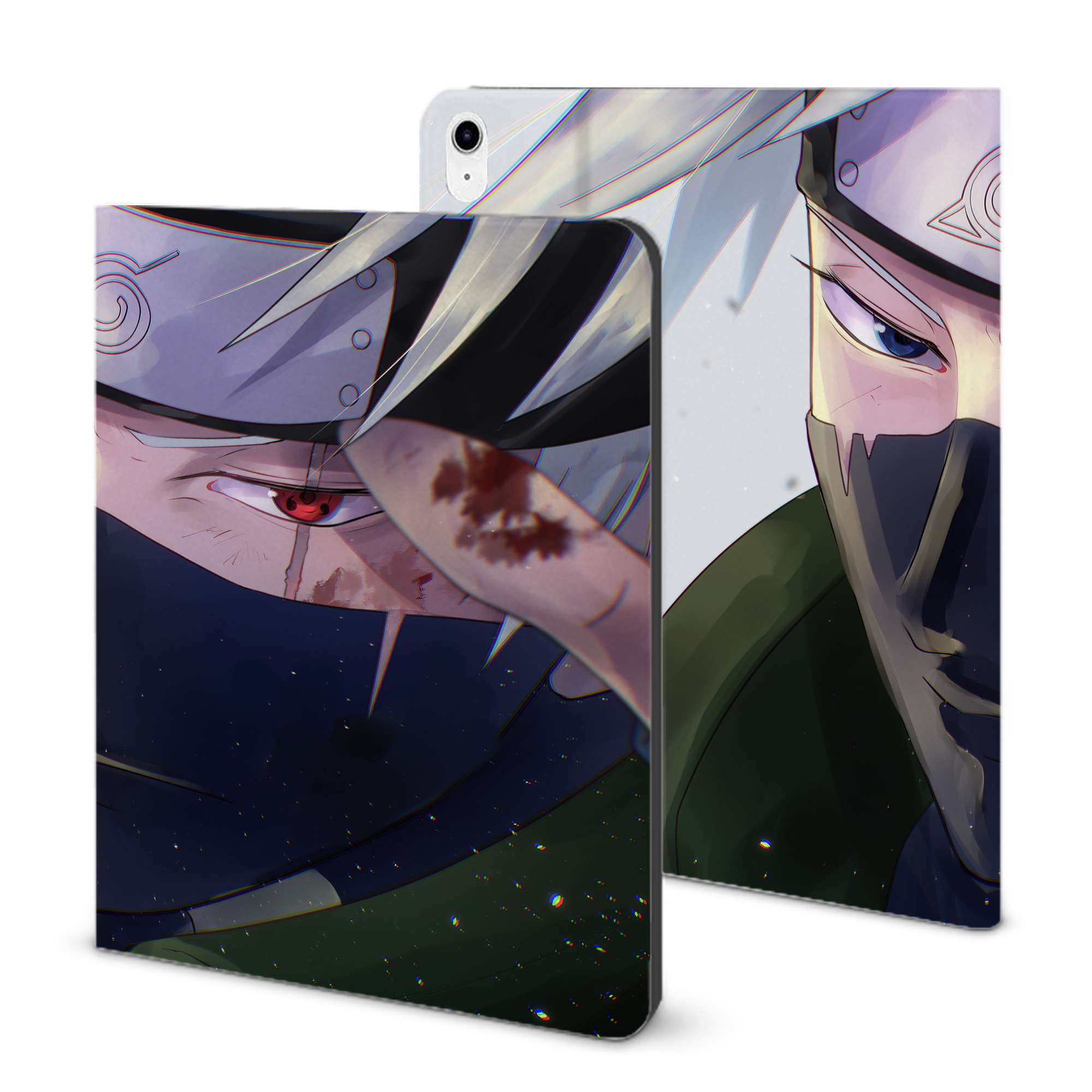 （画像用） NARUTO -ナルト- NARUTO -ナルト- 疾風伝 IPad ケース ブック型 PUレザー TPU 耐衝撃 軽量 薄型 ペン収納なし 全面保護 IPad 各モデル対応